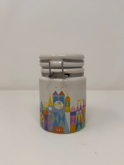 14 oz Ceramic Small World Storage Jar