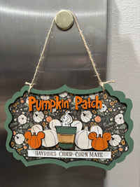 Thumbnail for Pumpkin Patch Hanging Sign