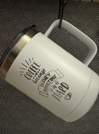 Thumbnail for 15 oz  Insulated Mug with Slider Lid and Charm (Pre-Order)