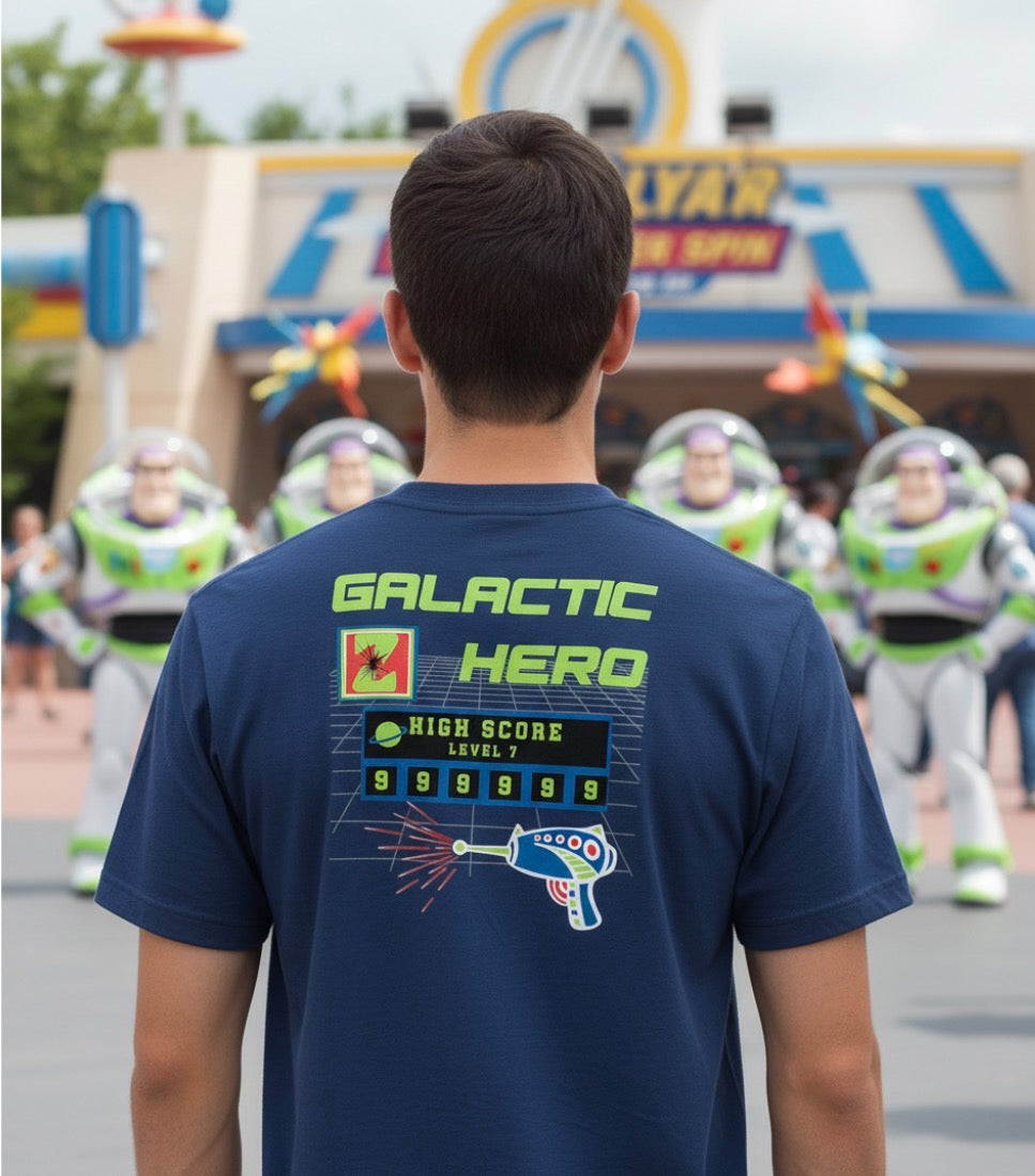 Navy Galatic Hero Tee  (Pre-Order)