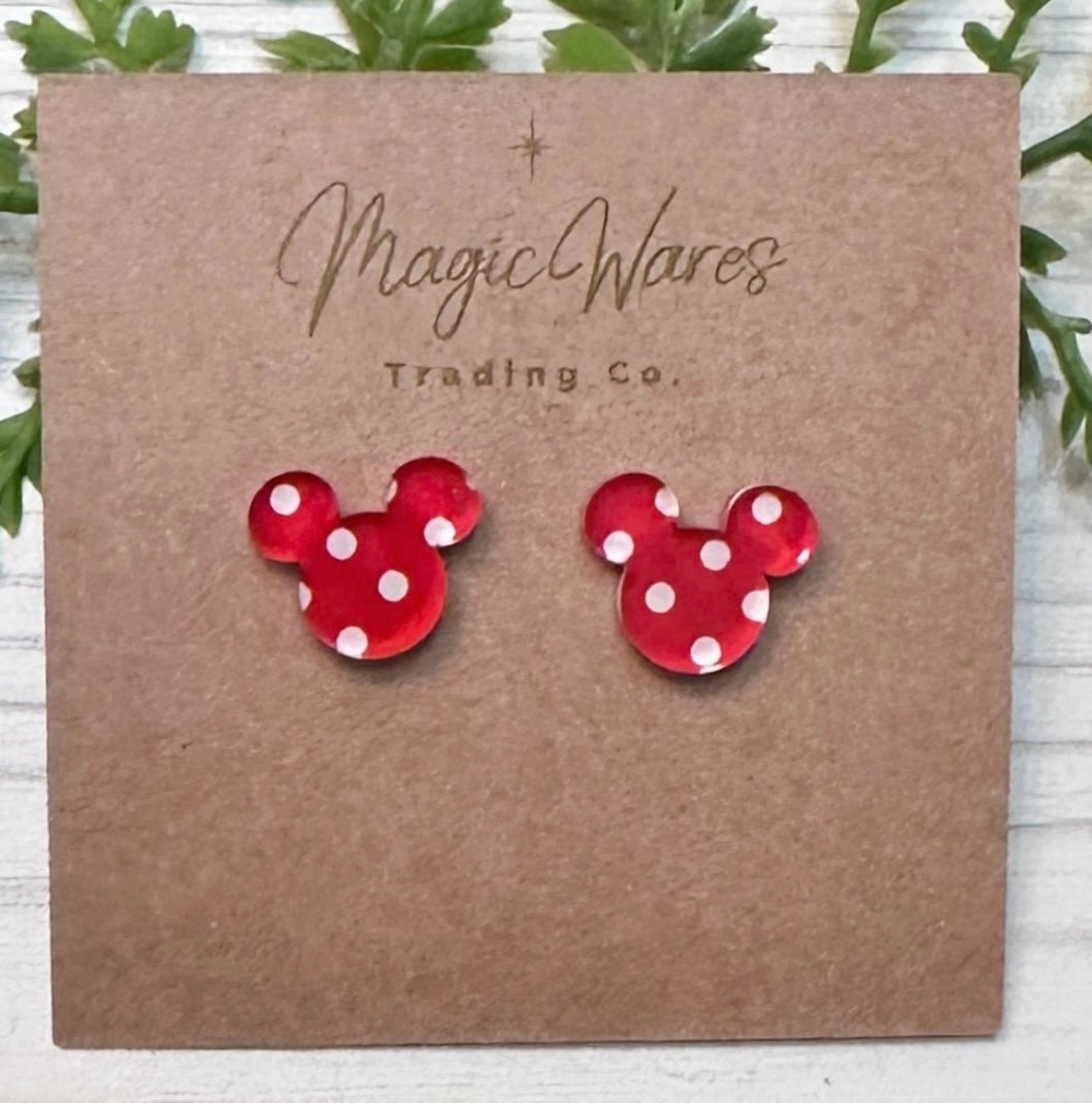 Stud Polka-Dot Earrings