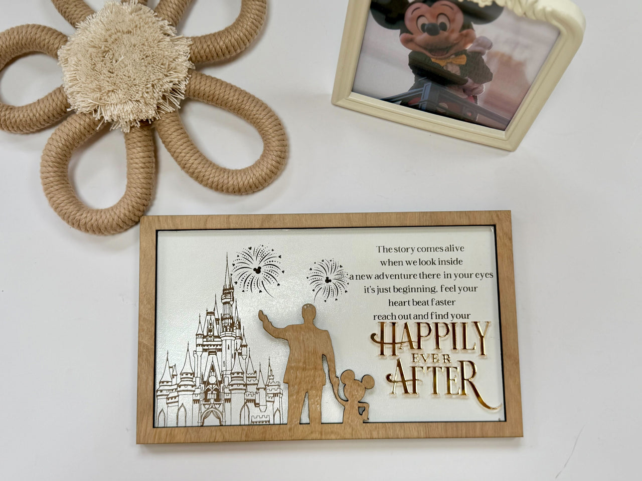 Happily Ever After Wooden Sign (Pre-Order)