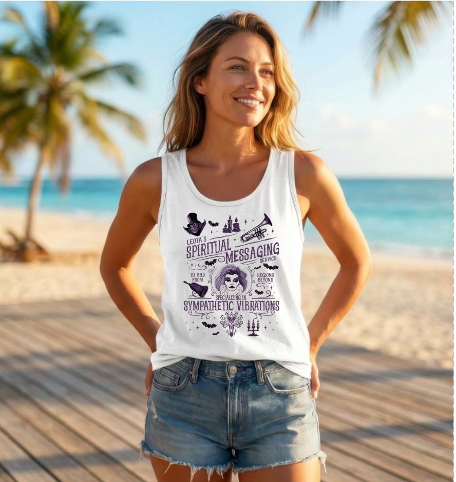 Tank Top Leota Spiritual Messaging Service   (Pre-Order)