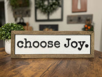 Thumbnail for Choose Joy Wooden Sign