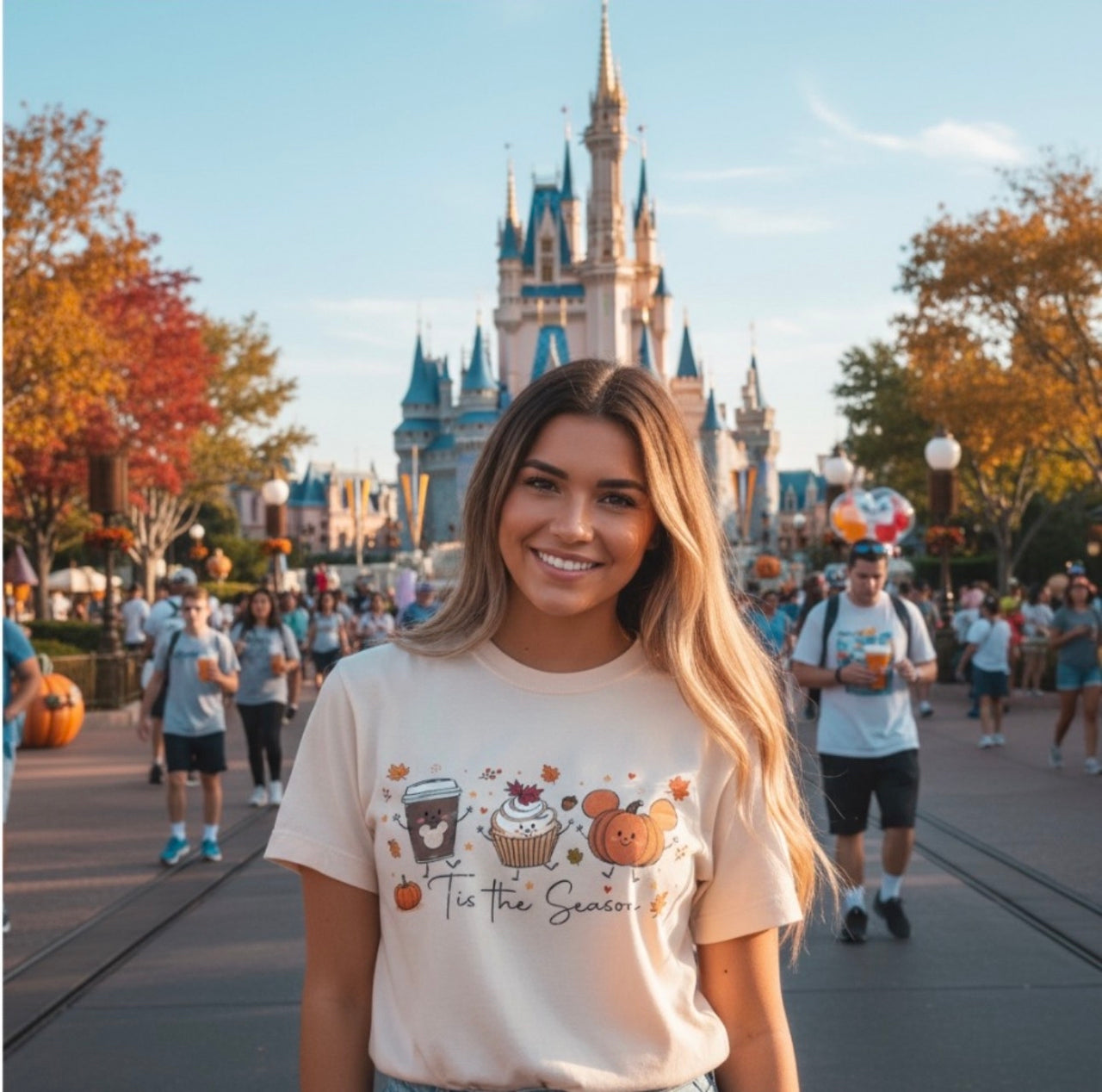 Ivory Fall Tis The Season Tee  (Pre-Order0