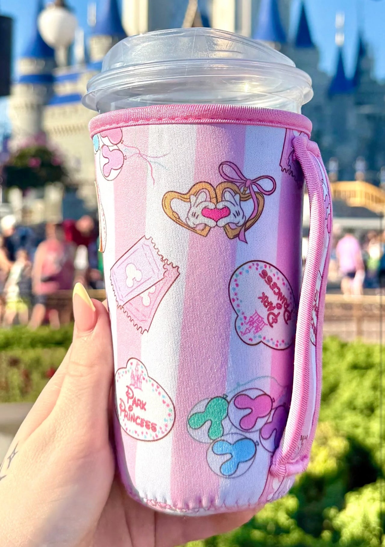 Large Park Princess Cup Sleeve  (Pre-Order)