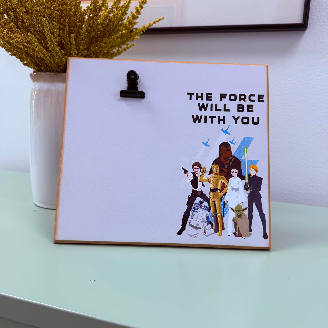 The Force Will Be With You Photo Frame