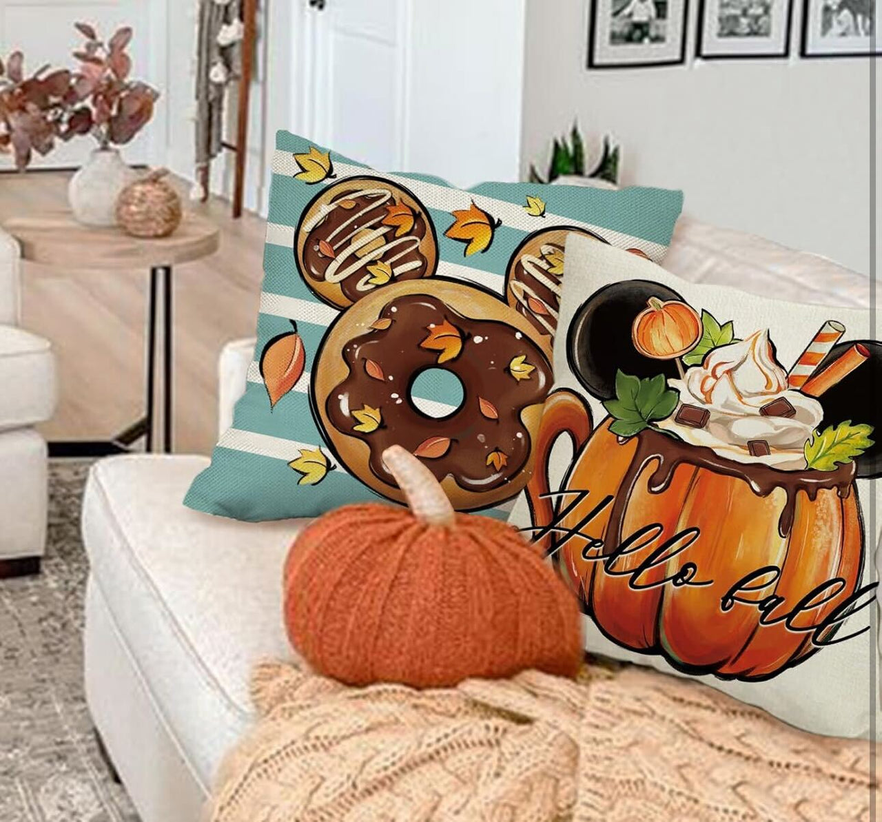 Throw Pillow Covers - Fall Set of 4