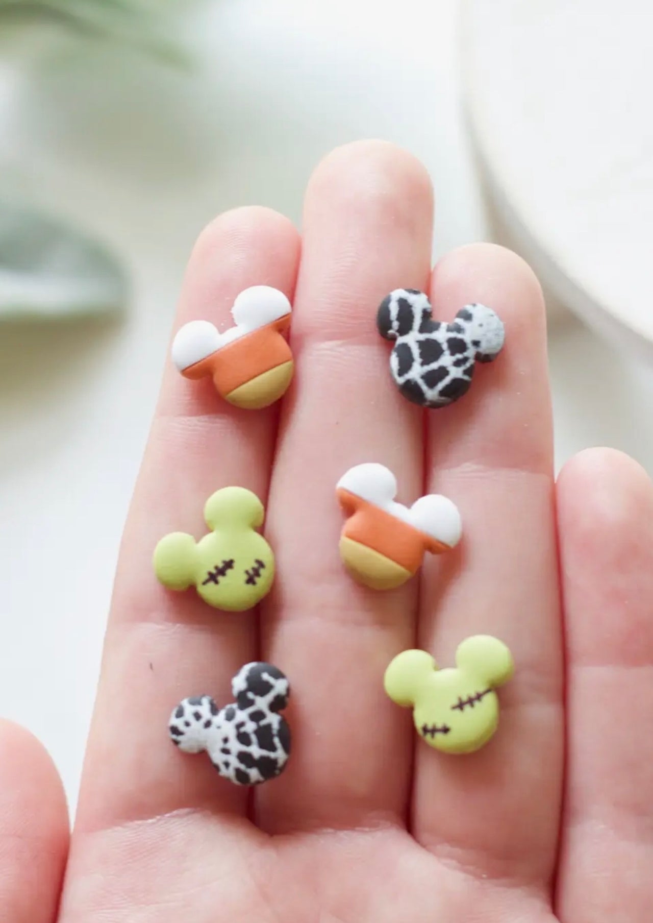 Clay Stud Halloween Trio Earrings (Pre-Order)