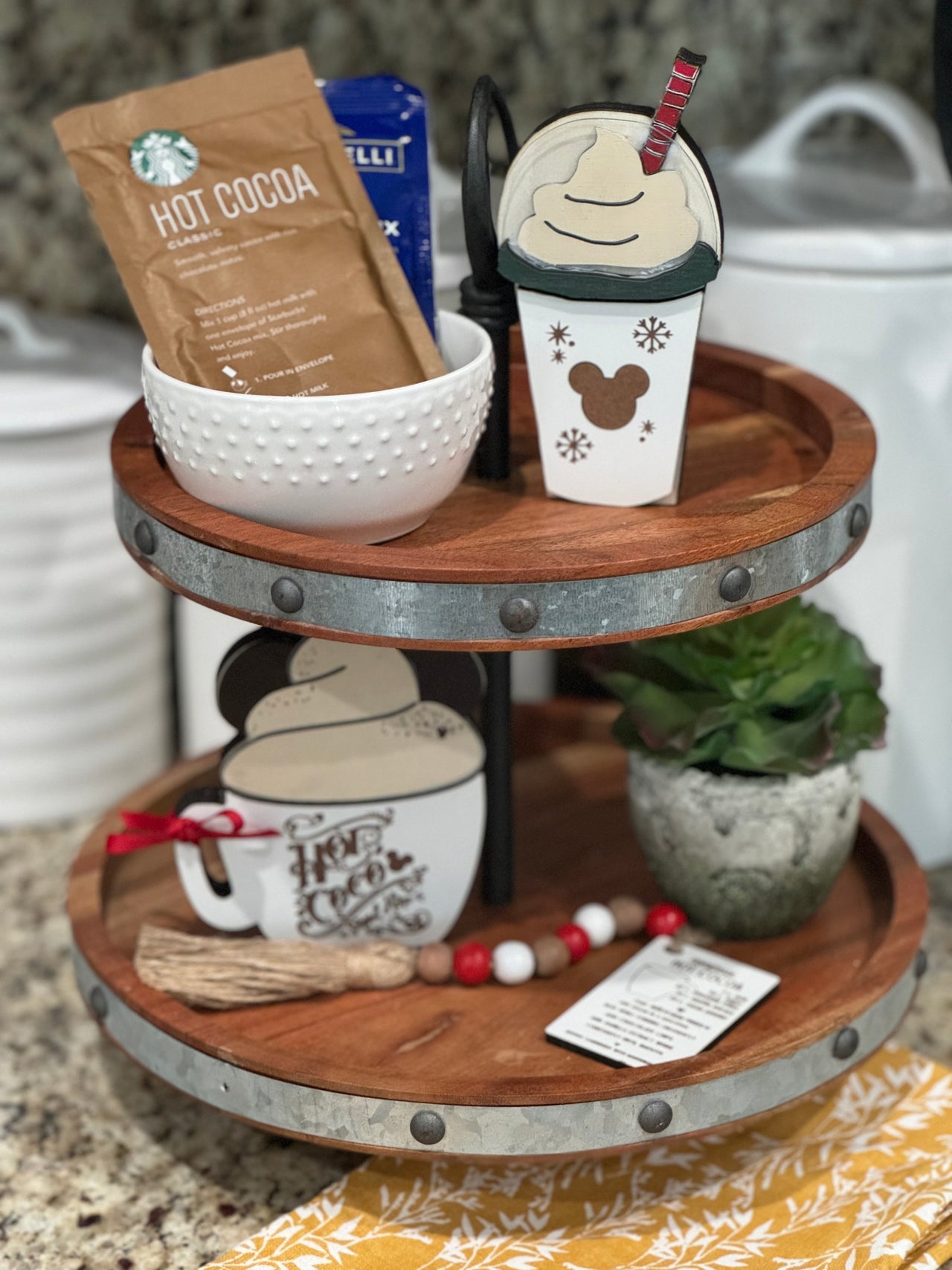 Tier Tray Hot Cocoa Set