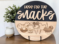 Thumbnail for Circle Here For The Snacks Sign (Pre-Order)