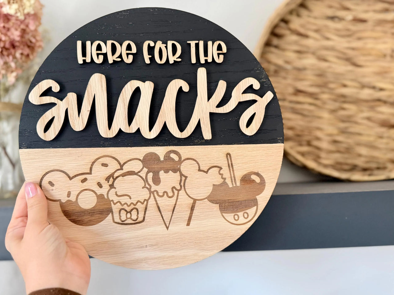 Circle Here For The Snacks Sign (Pre-Order)