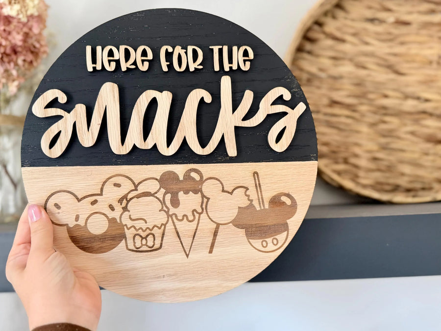 Circle Here For The Snacks Sign (Pre-Order)