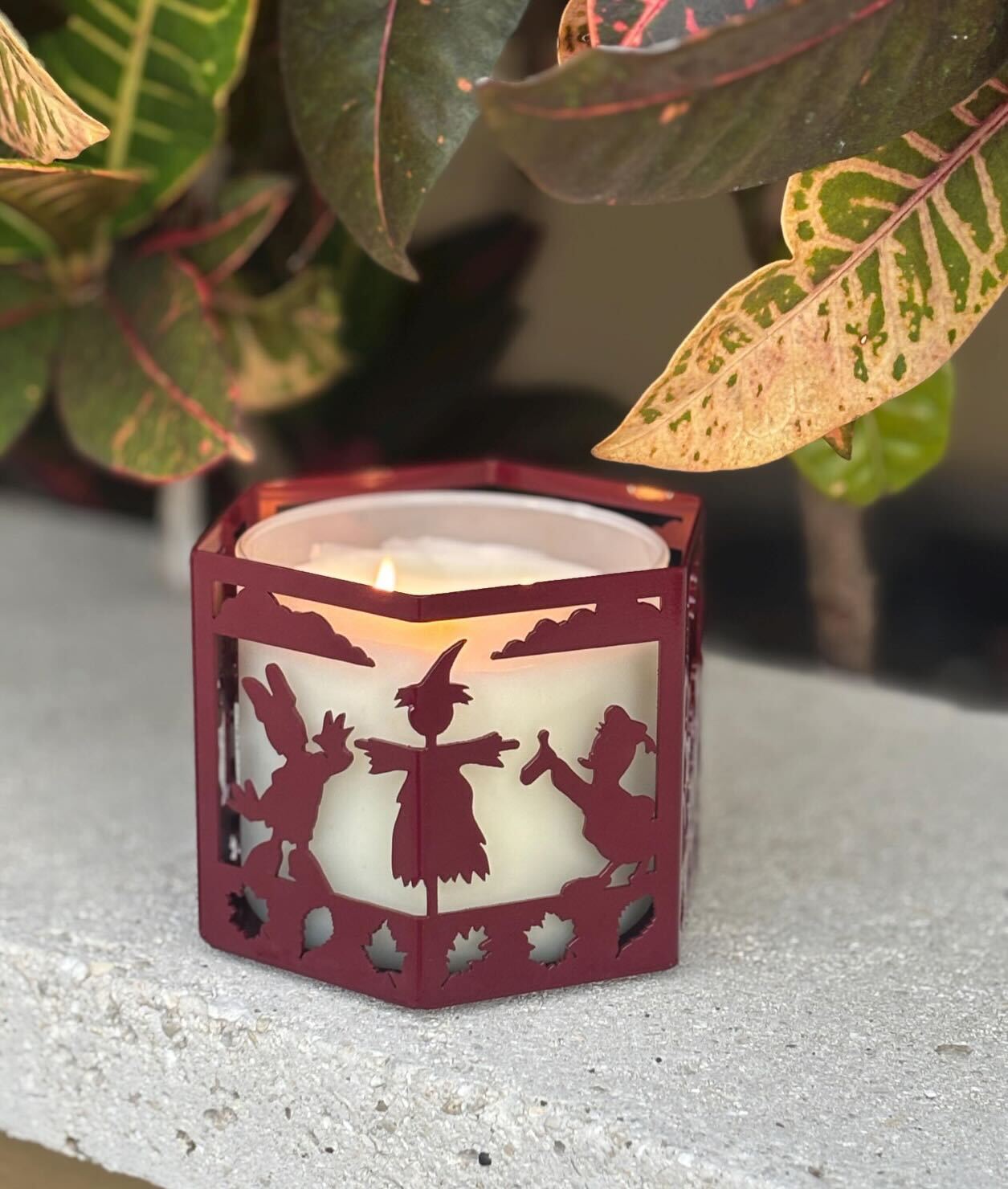 Candle Holder - Fall