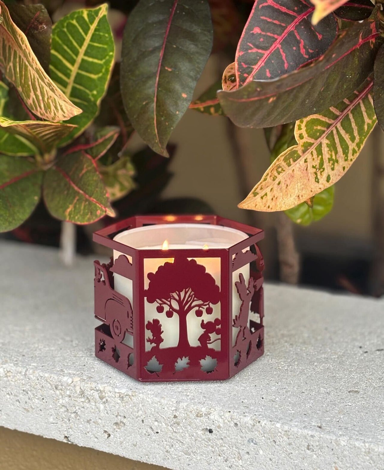 Candle Holder - Fall