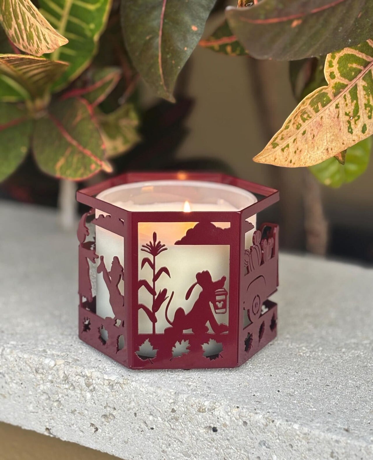 Candle Holder - Fall