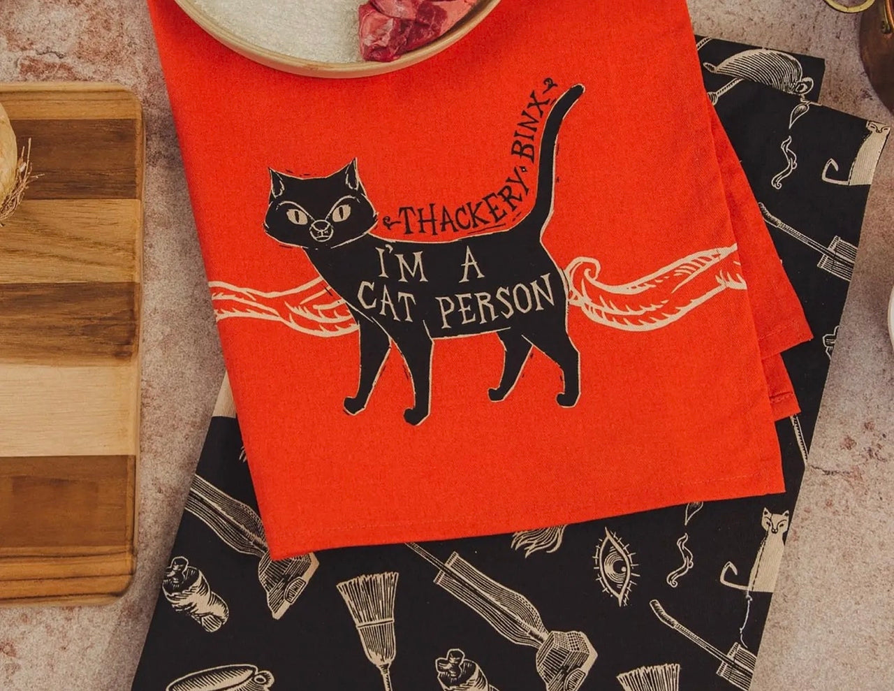 Set of 2 Kitchen Cat Towels (pre-order)