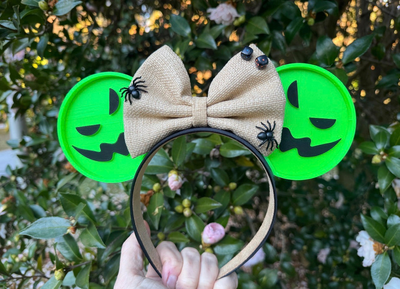 3D Spiders and Oogie Boogie Ears (Pre-Order)