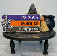 Thumbnail for Mini Halloween Book Stack Decor