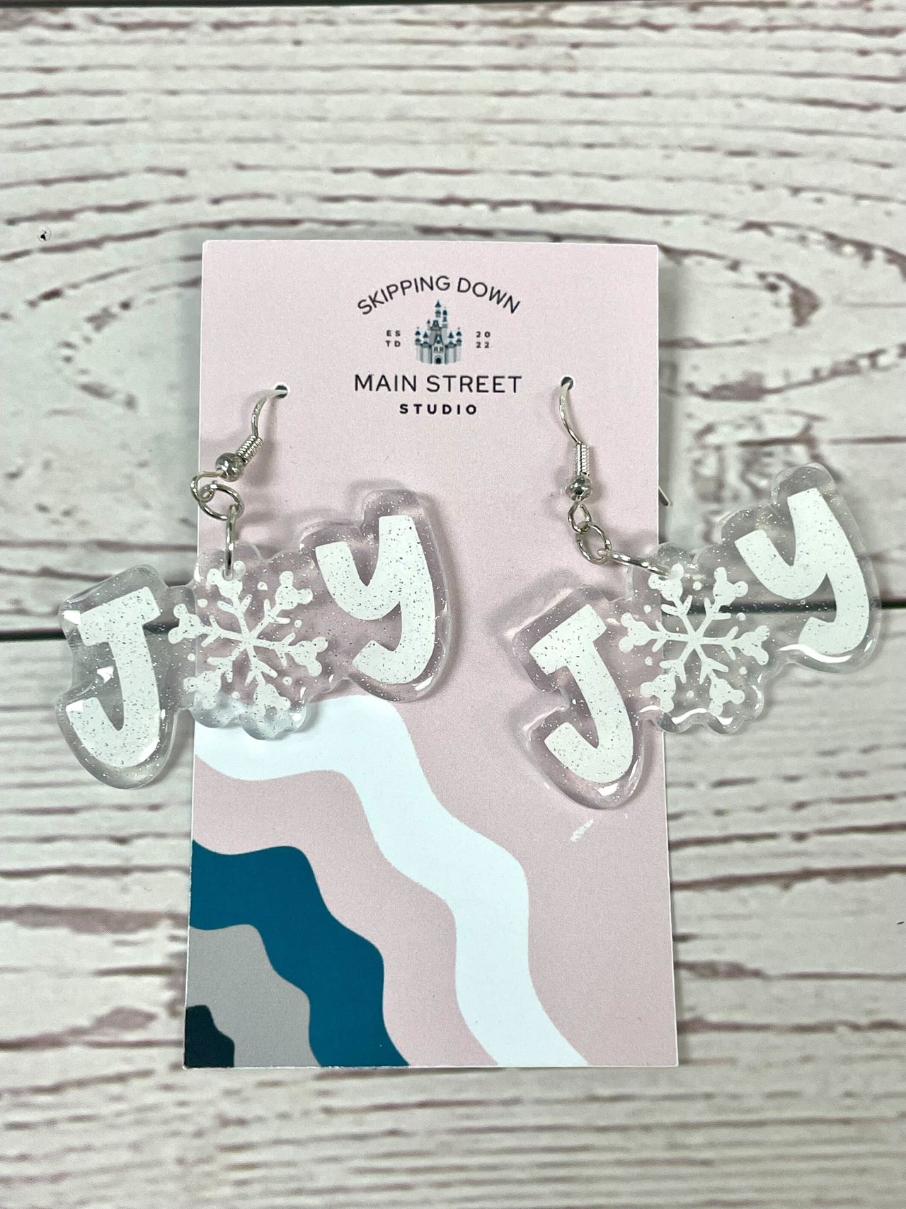 Hook White Joy Earrings