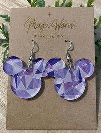 Thumbnail for Dangle Purple Wall Earrings
