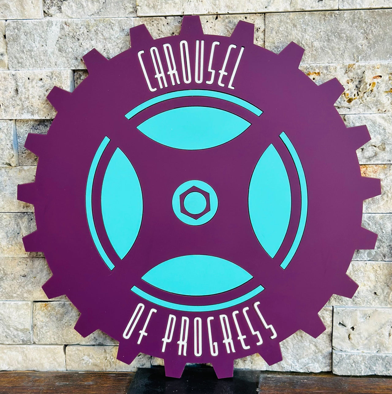 Carousel Of Progress Sign