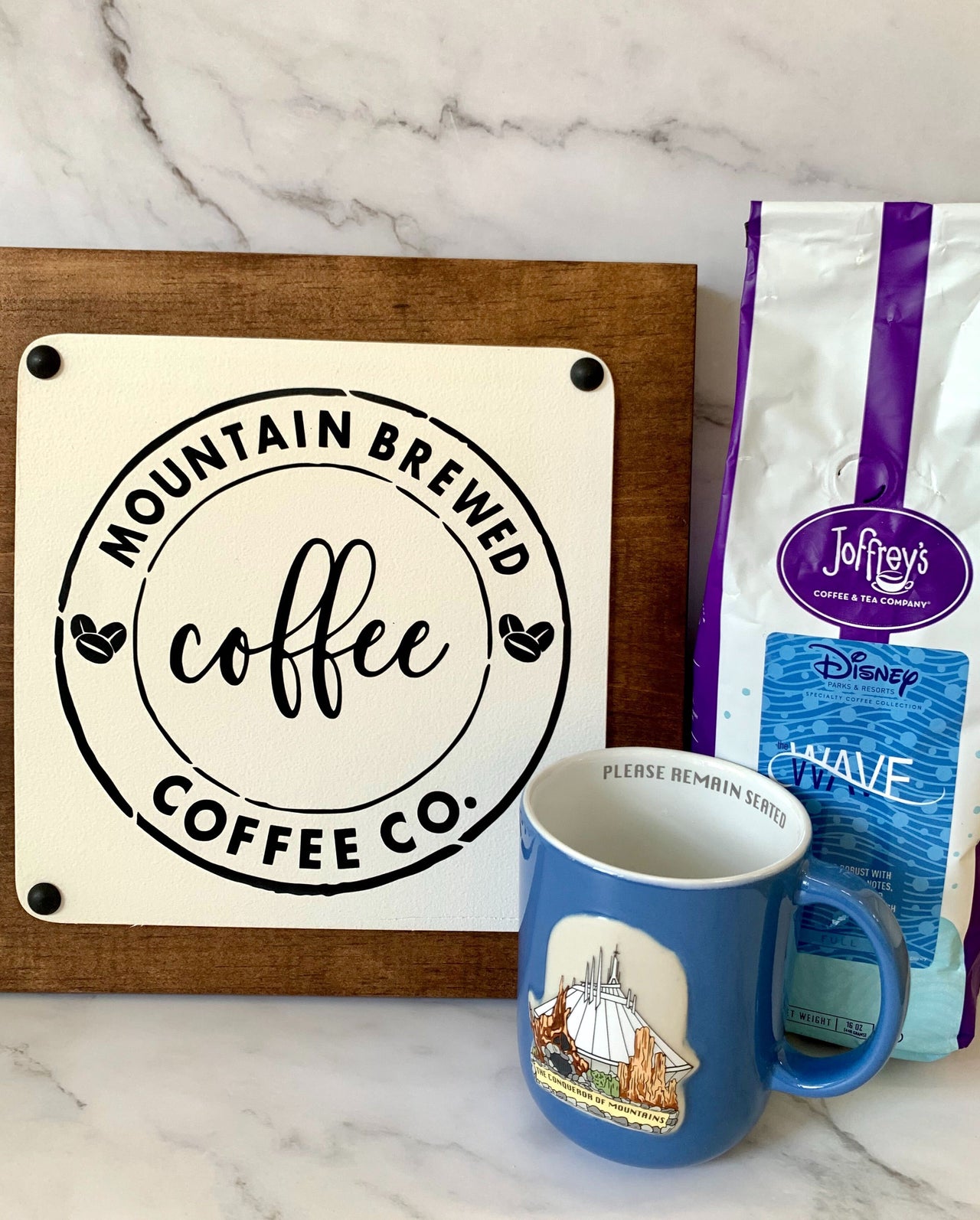 Mountain Brewed Coffee Co Sign