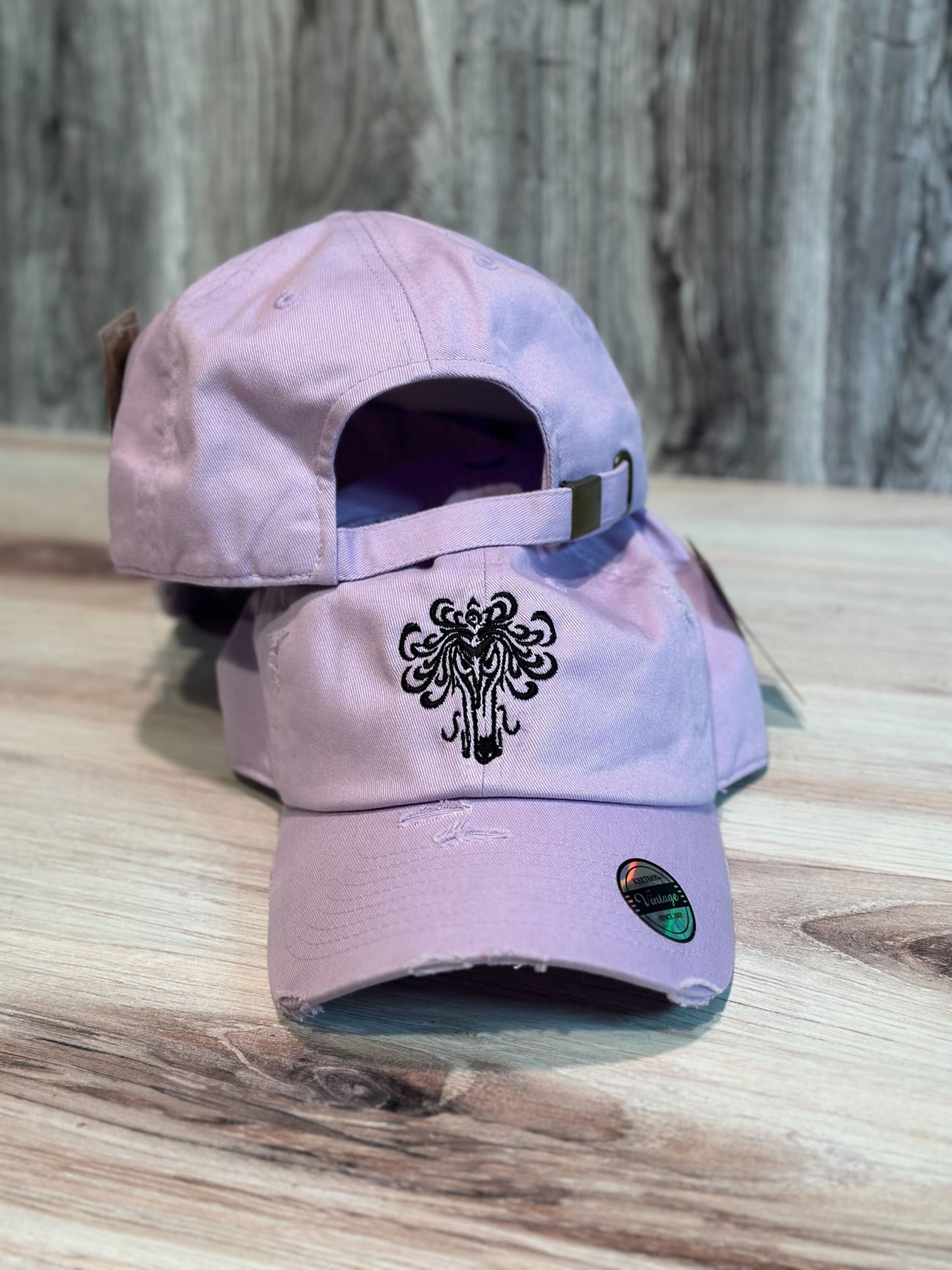Lavender Regular Haunted Icon Embroidered Hat