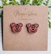 Thumbnail for Stud Pumpkin Mouse Earrings (Pre-Order)