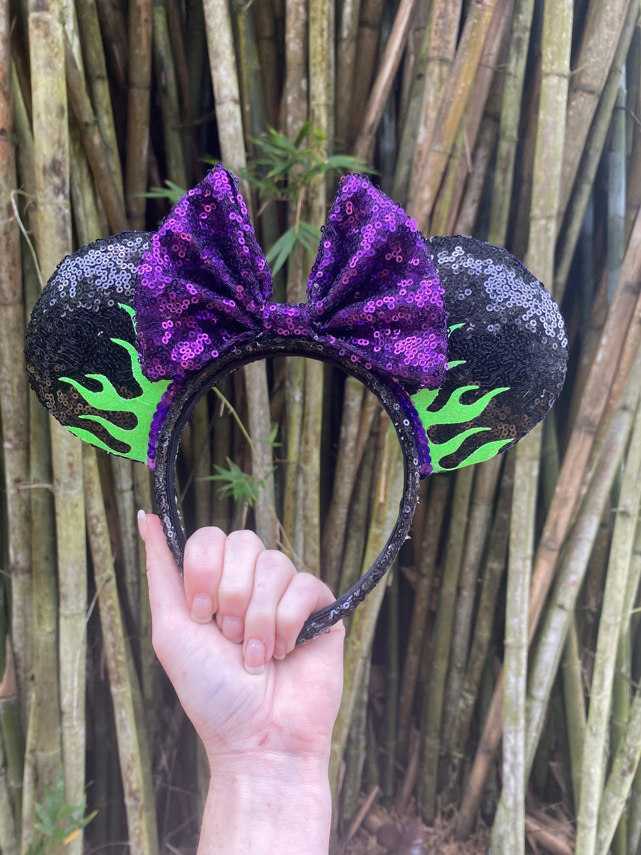 Maleficent with Purple Bow Ears