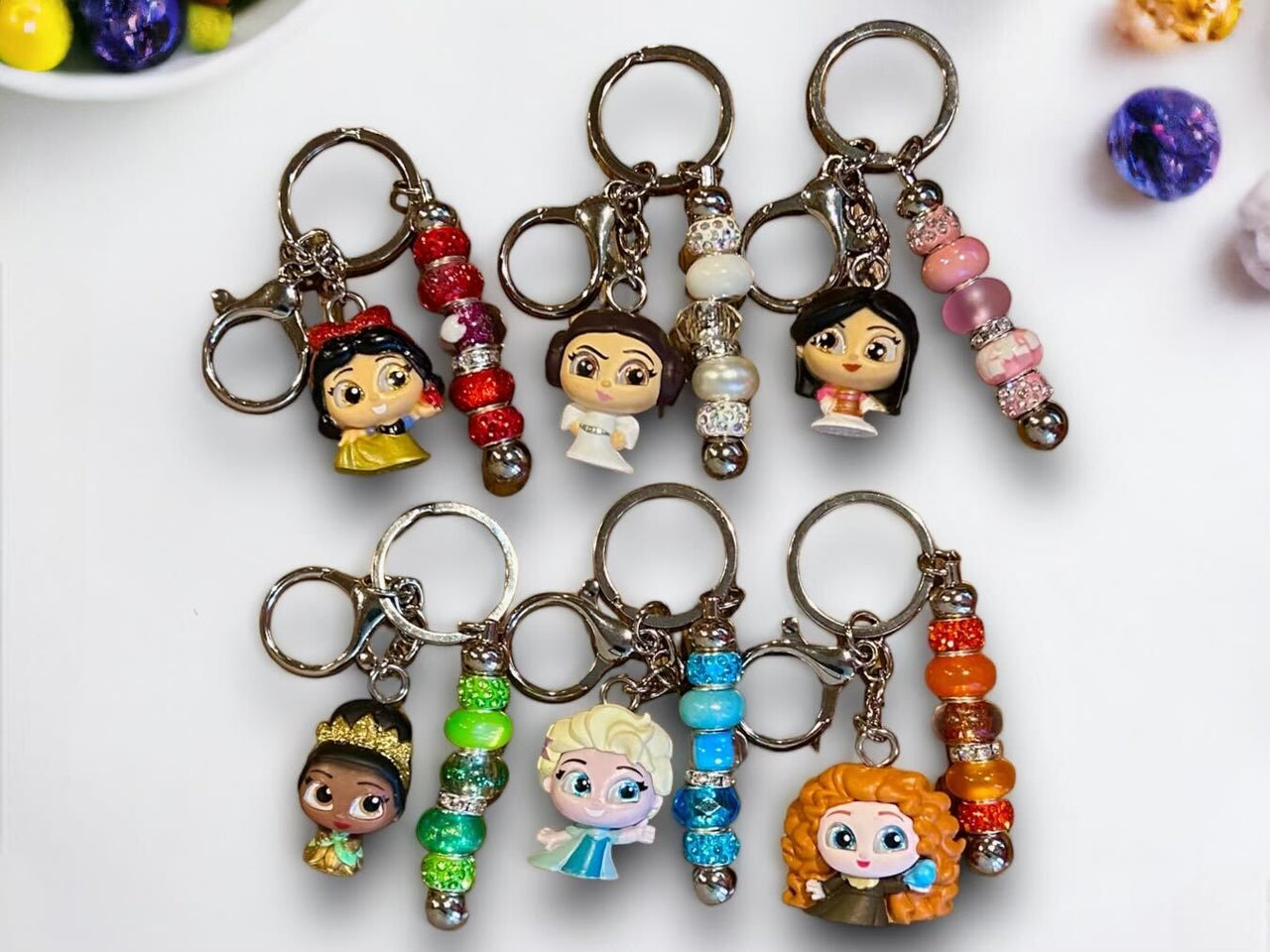 Blinged Character Keychain