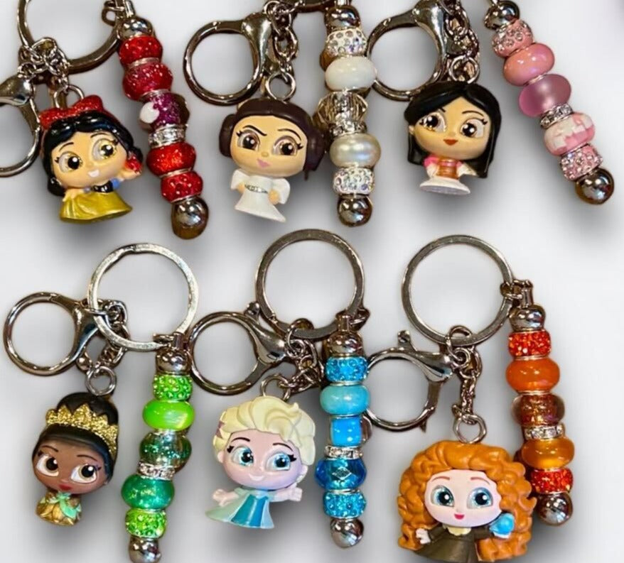 Blinged Character Keychain
