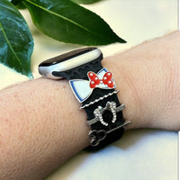 Thumbnail for Mouse Engraved Apple Watch Band with Charms (Pre-Order)