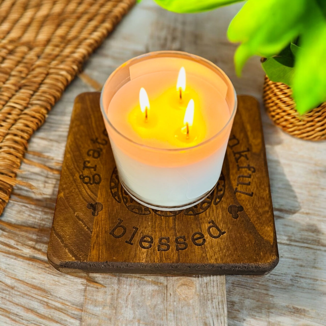 Fall Tier Tray Riser / Candle Stand