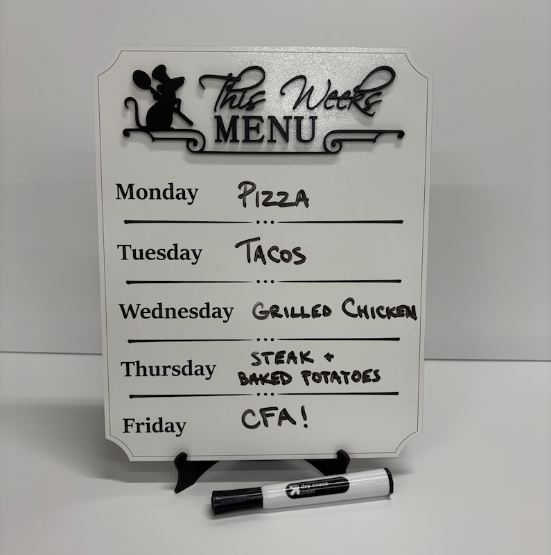 Lil Chef Menu Board (Pre-Order)