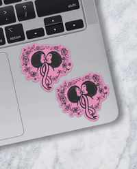 Thumbnail for Sticker - Magical Minnie Pink Ribbon
