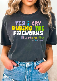 Thumbnail for Yes I Cry During The Fireworks on Comfort Colors