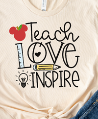 Thumbnail for Natural Teach Love Inspire Tee