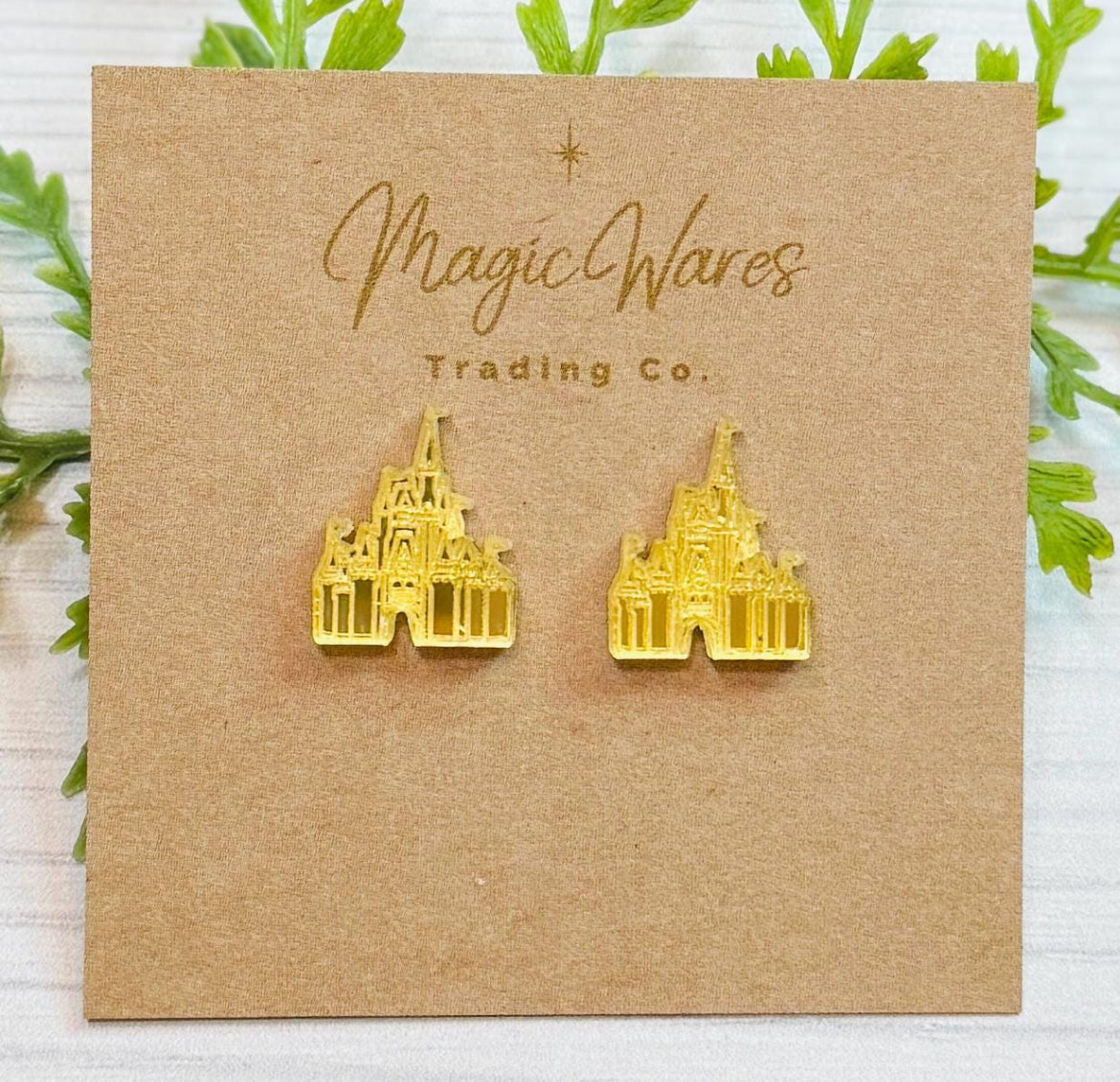 Stud Castle Earrings (Pre-Order)