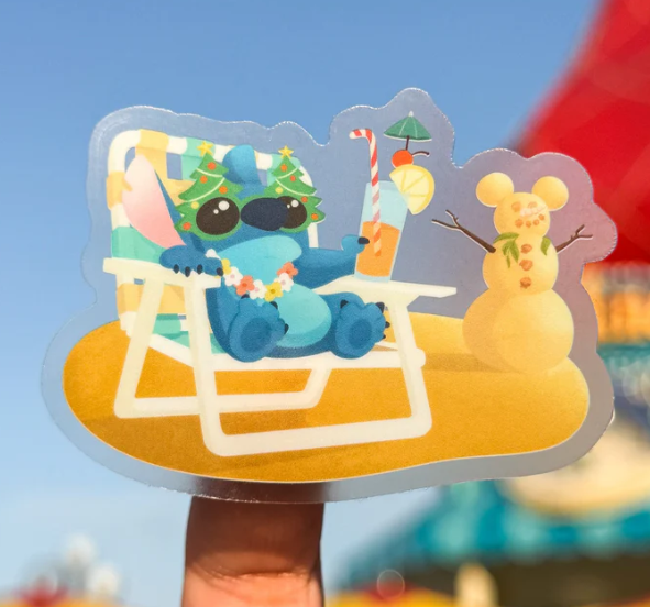 Beachy 626 Christmas Sticker