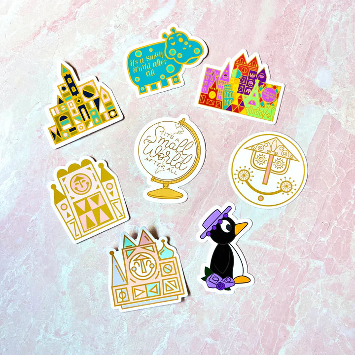 It's A Small World Sticker Set