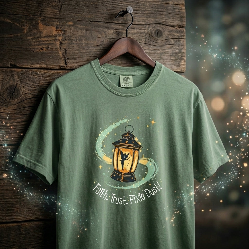Light Green Faith, Trust, and Pixie Dust Tee