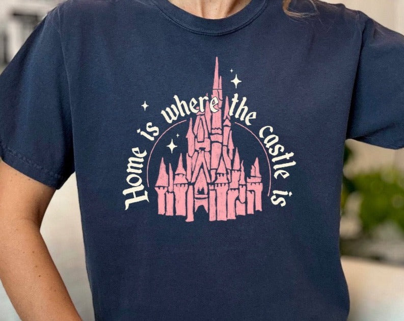 True Navy Home Is Where The Castle Is Tee