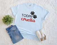 Thumbnail for Chambray Not Today Cruella Embroidered Tee (Pre-Order)