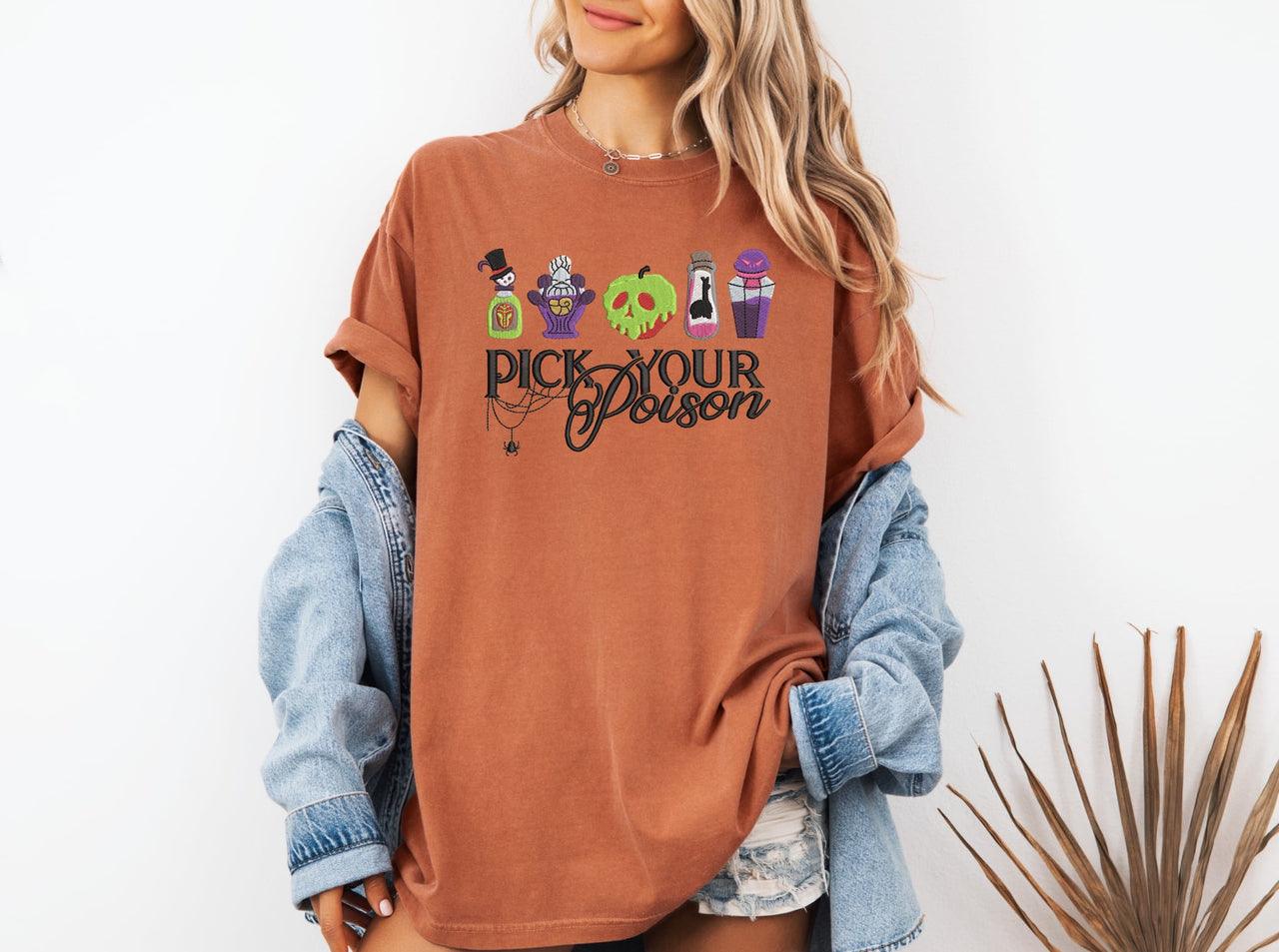 Yam Embroidered Pick Your Poison Tee (Pre-Order)