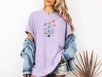 Thumbnail for Orchid Embroidered Castle Magic Tee (Pre-Order)
