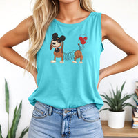 Thumbnail for Park Slinky Embroidered Lagoon Tank Top(Pre-Order)