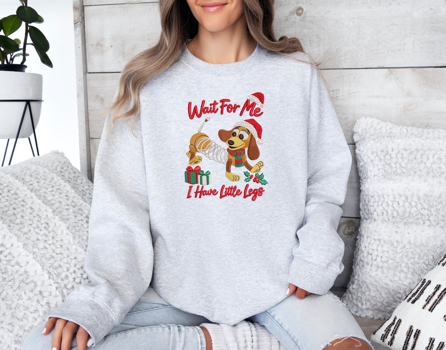 Crewneck - Ash Grey I Have Little Legs Embroidered (Pre-Order)