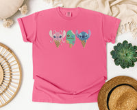 Thumbnail for Crunchberry Embroidered Ice Cream Alien Tee  (pre-order)