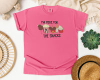 Thumbnail for Crunchberry Embroidered Here For Snacks Tee  (pre-order)